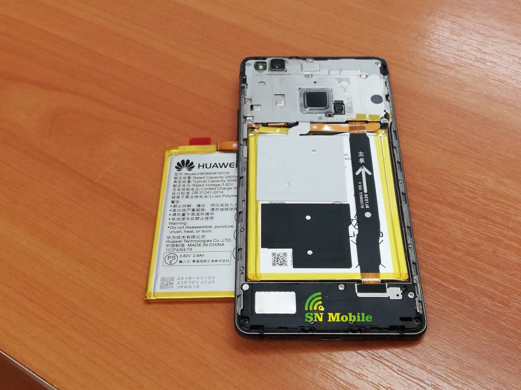 Смяна на батерия на Huawei p9 lite