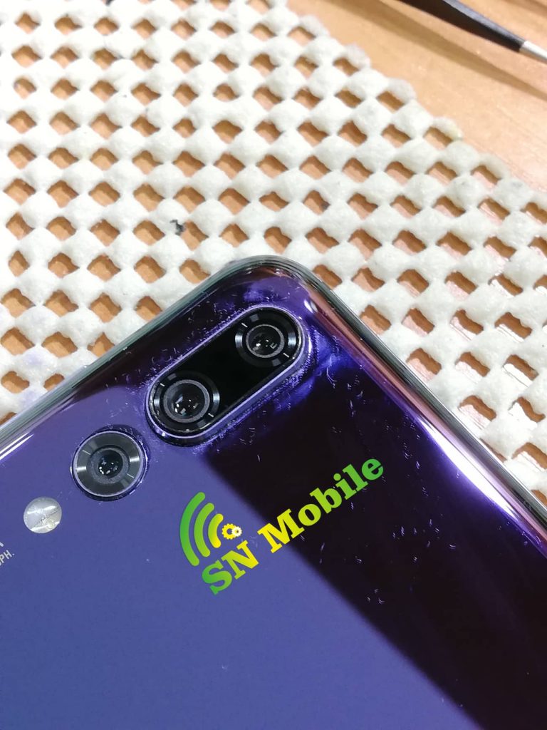 Смяна на стъкло на камера на huawei p20 pro