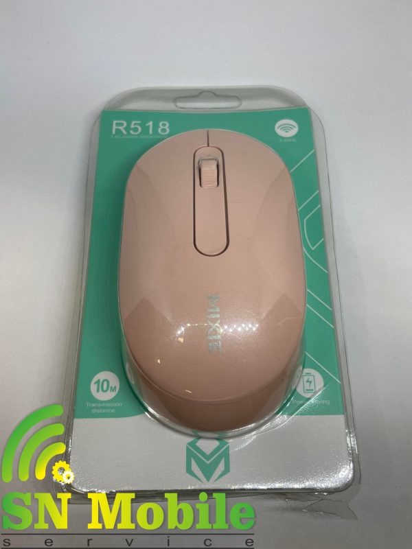 Безжичка мишка Mixe wi-fi R518 розова