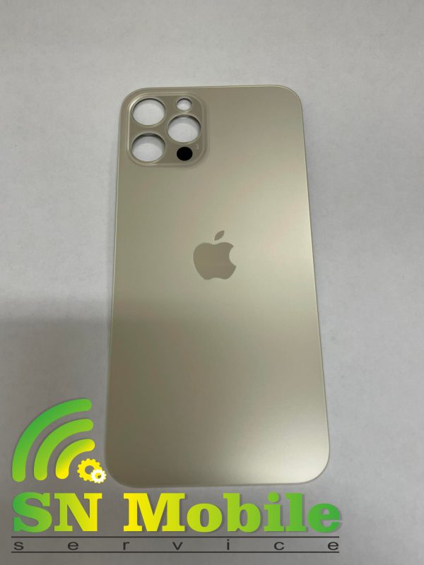 Заден капак за iPhone 12 Pro Gold BIG HOLE