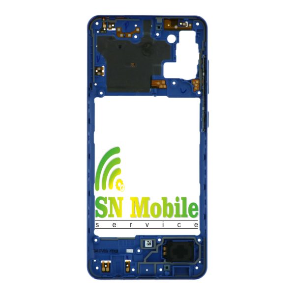 Средна рамка за Samsung Galaxy A31 Blue (1)