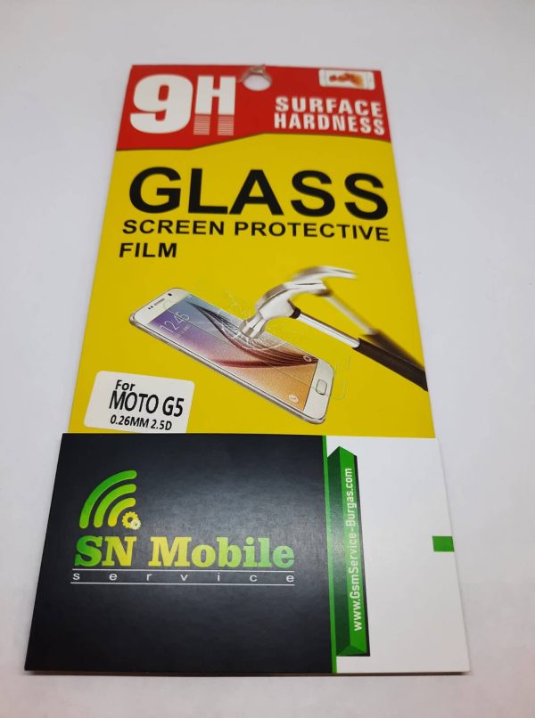 Стъклен протектор за Motorola G5