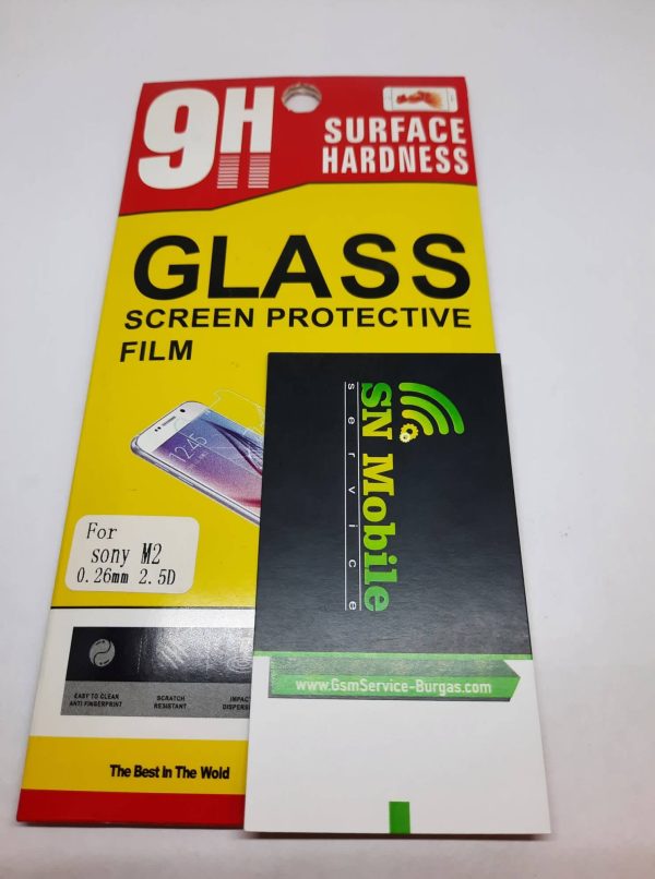 Стъклен протектор за Sony Xperia M2